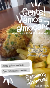 Story do instagram gente vamos almoçar meme divertido branco